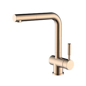 Ss rose gold pull küche wasserhahn